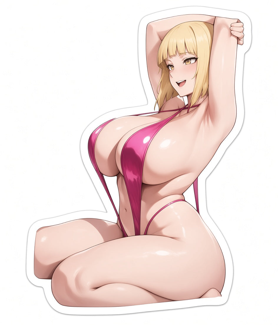 3pcsHimiko Toga Sexy Waifu Stickers — Anime Boku no Hero Academia Decal