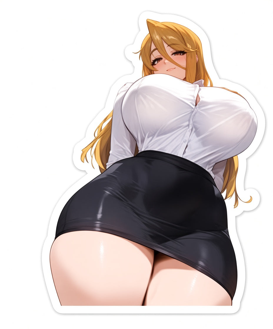 3pcs Sexy Anime Lady Waifu Stickers — Anime Girl Vinyl Stickers