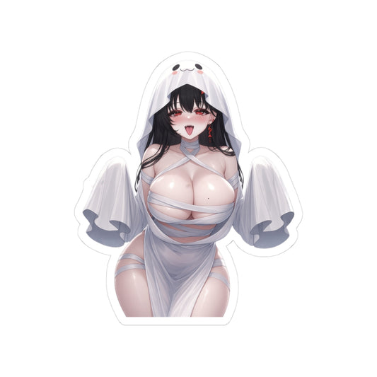 3pcs Anime Ghost Girl Sticker — Cute Kawaii Sexy Waifu Die-Cut Vinyl