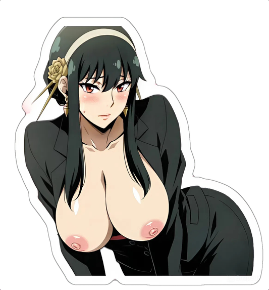 3pcs Yor Forger Sexy Waifu Stickers — Anime Spy x Family Decal