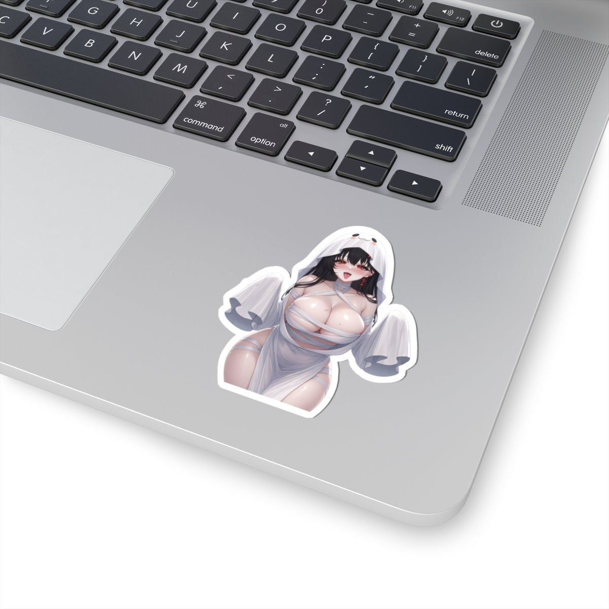 Anime Ghost Girl Sticker — Cute Kawaii Sexy Waifu Kiss-Cut Vinyl - DarkPrintStudio™