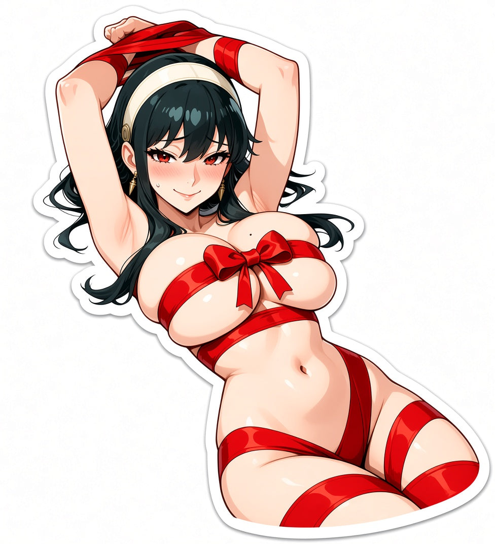 3pcs Yor Forger Sexy Waifu Stickers — Anime Girl Spy x Family Decal