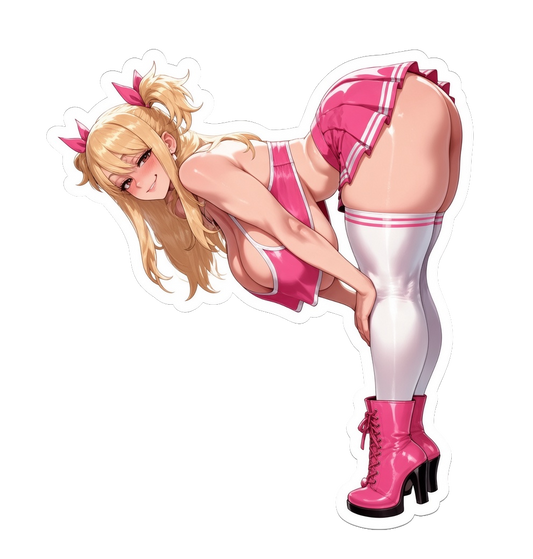 3pcs Lucy Heartfilia Sexy Waifu Stickers — Anime Fairy Tail Decal