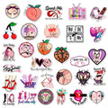 30PCS BDSM Stickers Pack – Kink-Inspired Decals, Bondage Girl Stickers, Vibrator Dildo Sex Toys Decal