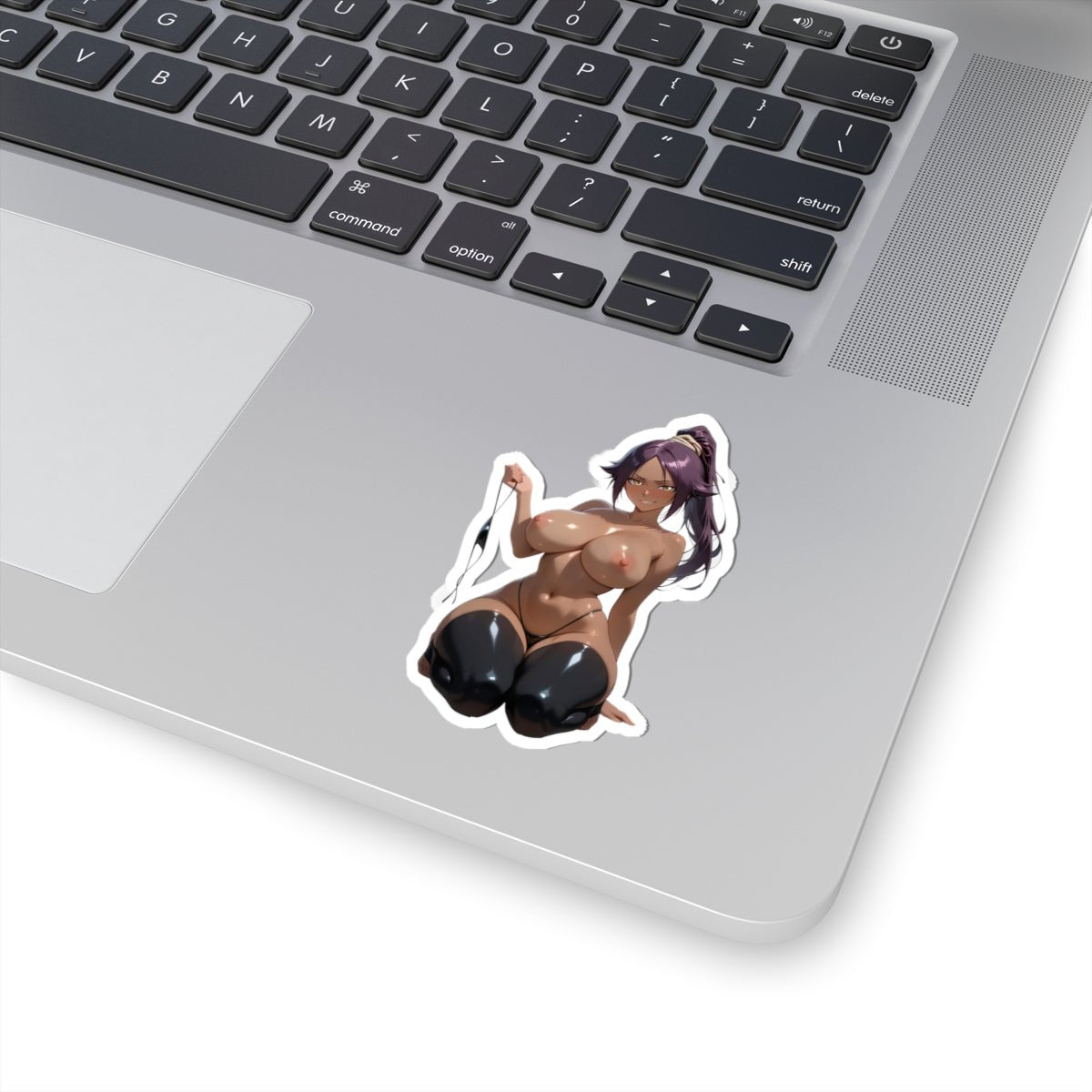 Neko | Anime Girl Pinup Vinyl Sticker — Cute Kawaii Sexy Waifu Kiss-Cut Vinyl - DarkPrintStudio™