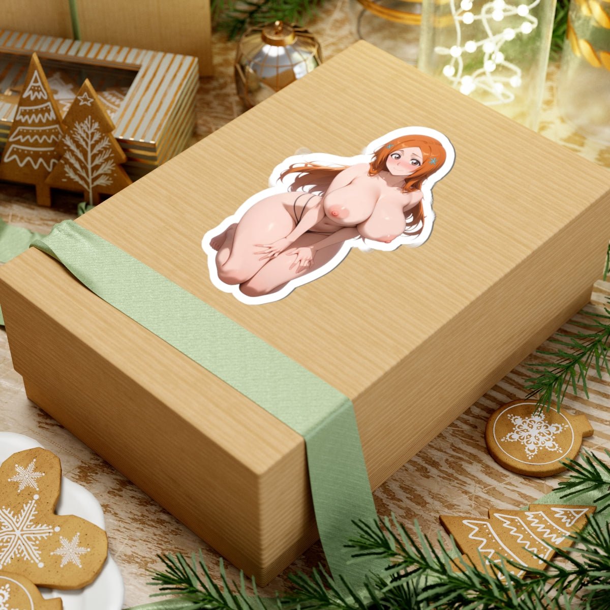 Sexy Hentai Anime Stickers — Cute NFSW Kawaii Sexy Waifu Kiss-Cut Vinyl - DarkPrintStudio™